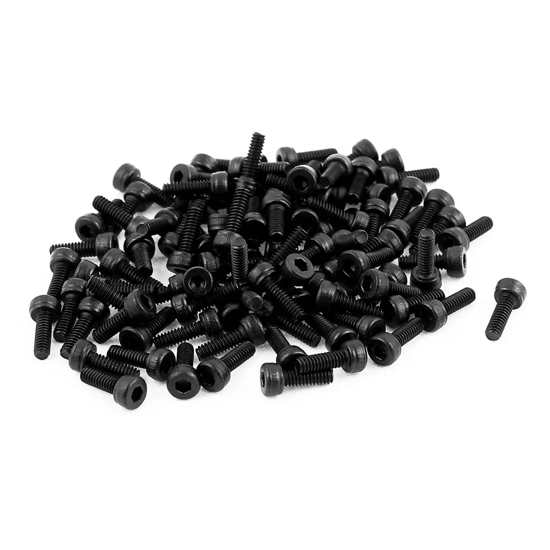 Fullerkreg 100Pcs Black M2 x 6mm Alloy Steel Hex Bolt Socket Head Cap Machine Screws
Fullerkreg 100Pcs Black M2 x 6mm Alloy Steel Hex Bolt Socket Head Cap Machine Screws