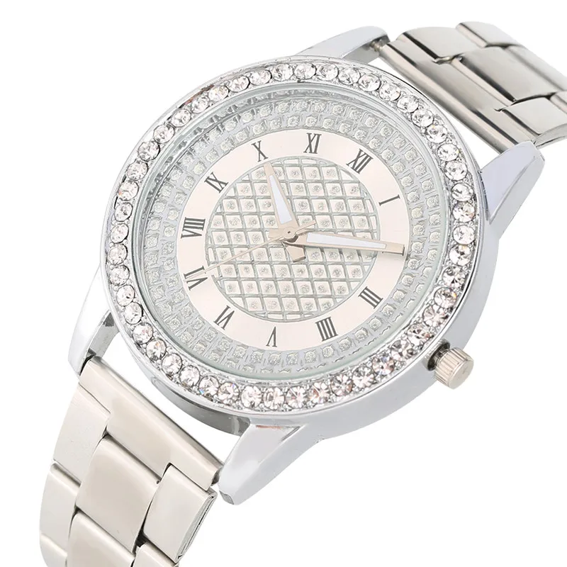 Unique Quartz Watch Movement for Women Premium Steel Strap Wristwatch Timekeeper Large Dial with Roman Numerals Wrist Watch
Unique Quartz Watch Movement for Women Premium Steel Strap Wristwatch Timekeeper Large Dial with Roman Numerals Wrist Watch