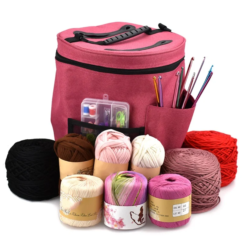 3pcs/set Yarn Storage Tote Bag Crochet Organizer Needles Holder Thread Dispenser with Shoulder Strap Handles Knitting Accessorie
3pcs/set Yarn Storage Tote Bag Crochet Organizer Needles Holder Thread Dispenser with Shoulder Strap Handles Knitting Accessorie