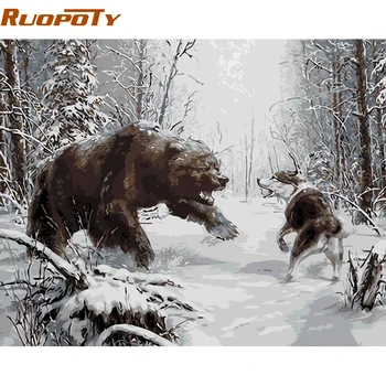 RUOPOTY Frame Struggle Animals Diy Digital Oil Painting By Numbers Kits Acrylic Picture Modern Wall Art Picture For Home Decor
RUOPOTY Frame Struggle Animals Diy Digital Oil Painting By Numbers Kits Acrylic Picture Modern Wall Art Picture For Home Decor