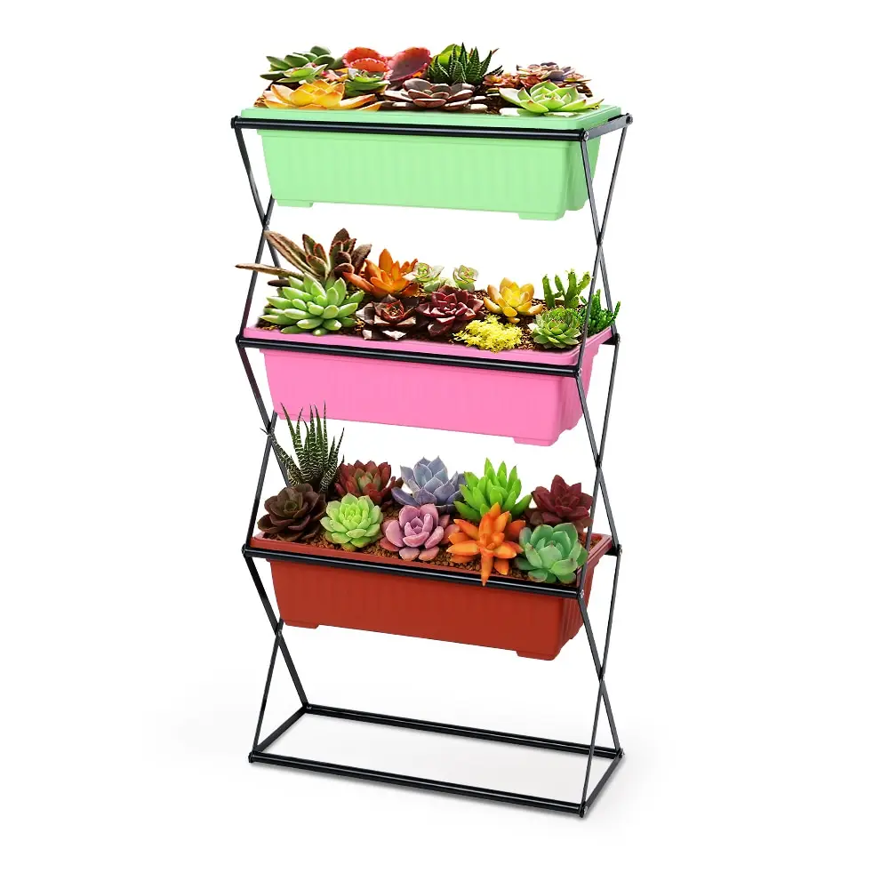 3/4 Tier Plant Stand Metal Folding Plant Stand Garden Planter Flower Pot Plant Holder Display Shelf 19.5KG/26KG Capacity
3/4 Tier Plant Stand Metal Folding Plant Stand Garden Planter Flower Pot Plant Holder Display Shelf 19.5KG/26KG Capacity
