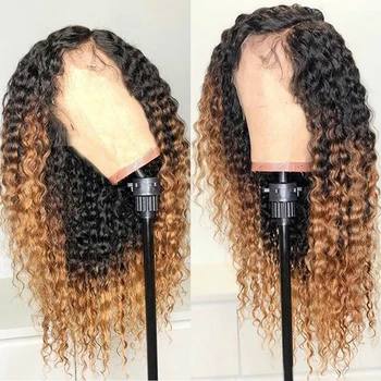 Ombre Curly 360 Lace Frontal Wig Pre Plucked With Baby Hair Full 360 Lace Front Human Hair Wigs For Black Women Brazilian Remy
Ombre Curly 360 Lace Frontal Wig Pre Plucked With Baby Hair Full 360 Lace Front Human Hair Wigs For Black Women Brazilian Remy