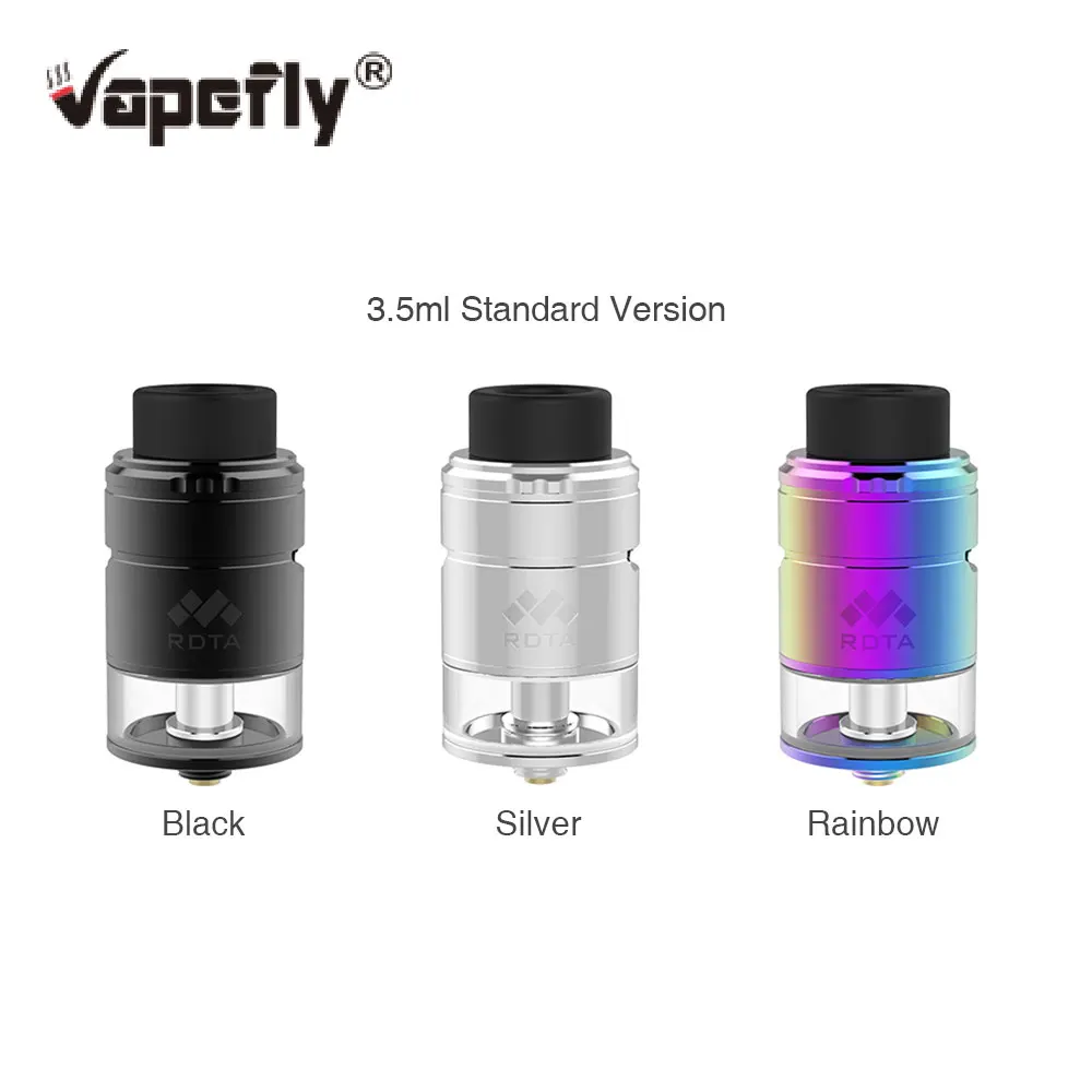 

Original Vapefly Mesh Plus RDTA 3.5ml Capacity Tank with SS316 Mesh Wires & Easy Side Filling E-cig Vape Atomizer