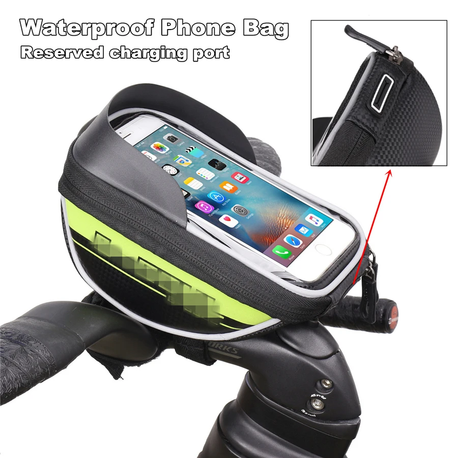 Motorcycle Mobile Phone Bag Waterproof Handlebar Holder Mount for Mobile Phone GPS With Reserved charging port
Motorcycle Mobile Phone Bag Waterproof Handlebar Holder Mount for Mobile Phone GPS With Reserved charging port