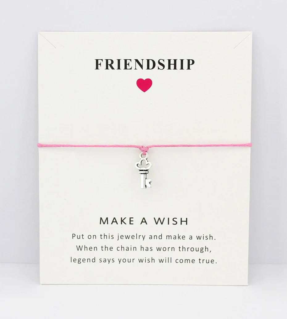 Key Eiffel Tower Skull Skeleton Bow Arrow Daisy Charm Card Bracelets Pink Yellow Women Men Girl Boy Jewelry Gift Custom Colors
Key Eiffel Tower Skull Skeleton Bow Arrow Daisy Charm Card Bracelets Pink Yellow Women Men Girl Boy Jewelry Gift Custom Colors