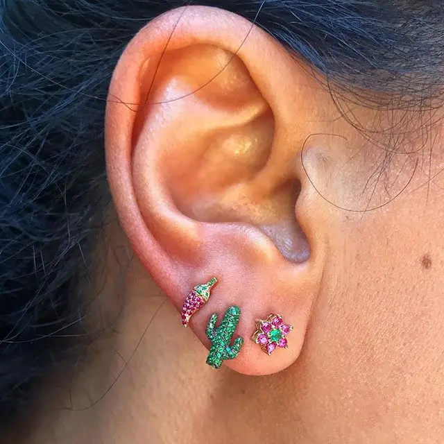 2019 new style red enamel chili pepper Stud Earrings for girl Dazzling green mini CZ Cactus Tree charm cute delicate jewelry
2019 new style red enamel chili pepper Stud Earrings for girl Dazzling green mini CZ Cactus Tree charm cute delicate jewelry