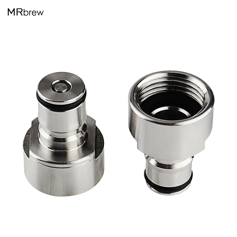 Stainless Steel Keg Coupler Adapter FPT 5/8 Thread Ball Lock Quick Disconnect Conversion Kit Gas & Liquid Posts For Home Brewing
Stainless Steel Keg Coupler Adapter FPT 5/8 Thread Ball Lock Quick Disconnect Conversion Kit Gas & Liquid Posts For Home Brewing