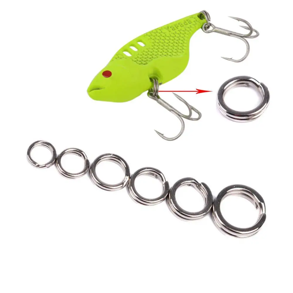 50 Piece Portable Stainless Steel Double Loop Split Ring Assortment Assorted Rings Fishing Tackle Durable Split Ring
50 Piece Portable Stainless Steel Double Loop Split Ring Assortment Assorted Rings Fishing Tackle Durable Split Ring