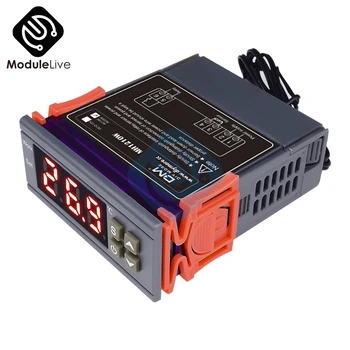 MH1210W 90-250V 10A 220V Digital Temperature Thermostat Regulator Controller -50~110 Celsius Heating Cooling Control NTC Sensor 
MH1210W 90-250V 10A 220V Digital Temperature Thermostat Regulator Controller -50~110 Celsius Heating Cooling Control NTC Sensor