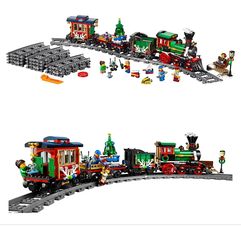 Model building kits compatible city The Christmas Winter Holiday Train 3D blocks model building toy 10254 dropshipping
Model building kits compatible city The Christmas Winter Holiday Train 3D blocks model building toy 10254 dropshipping