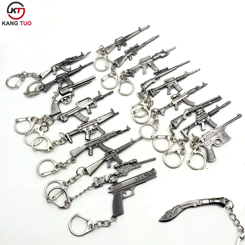 20 видов стилей csgo пистолет брелок AK47 M4A1 режим кулон Chaveiro держатели для ключей