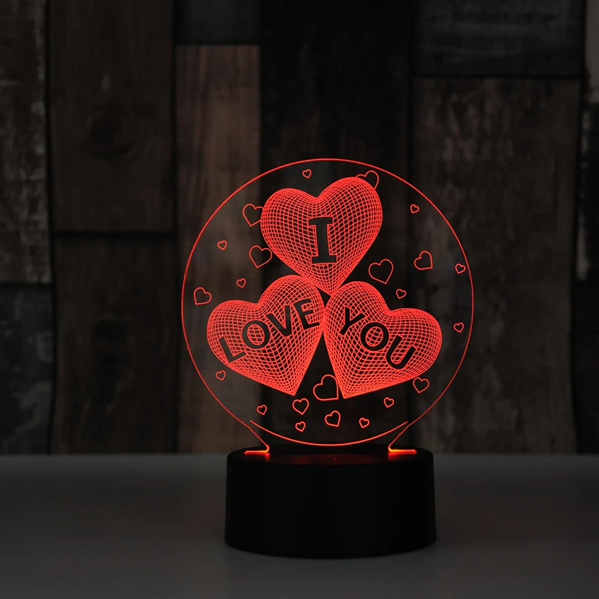 I love you 3D Balloons Heart Shape LED Night Light Romantic Atmosphere Lamp Lighting HOT Wedding Decoration Lovers Couple Gifts
I love you 3D Balloons Heart Shape LED Night Light Romantic Atmosphere Lamp Lighting HOT Wedding Decoration Lovers Couple Gifts