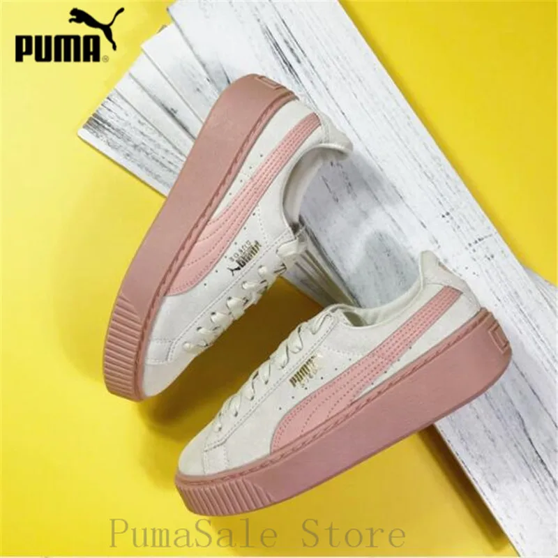 PUMA Suede Platform 363559-12 Women Badminton Shoes White Pink Wn's Sneaker Rihanna Shoes 35.5-39
PUMA Suede Platform 363559-12 Women Badminton Shoes White Pink Wn's Sneaker Rihanna Shoes 35.5-39