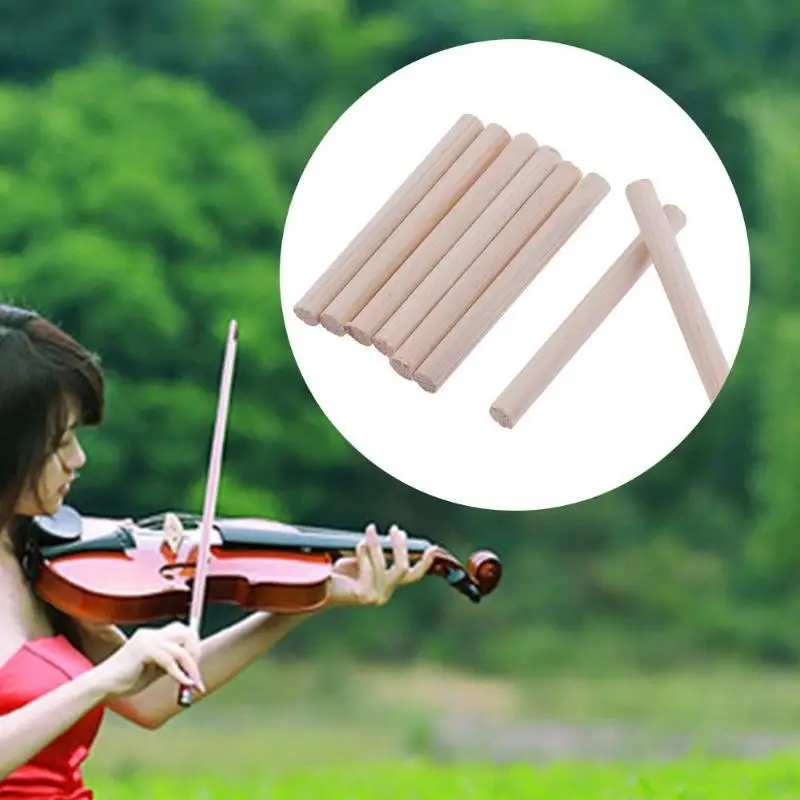 8pcs 4/4- 3/4 White Acoustic Spruce Wood Violin Sound Posts Violin Accessories Parts for Professional Violin Use Wholesale
8pcs 4/4- 3/4 White Acoustic Spruce Wood Violin Sound Posts Violin Accessories Parts for Professional Violin Use Wholesale