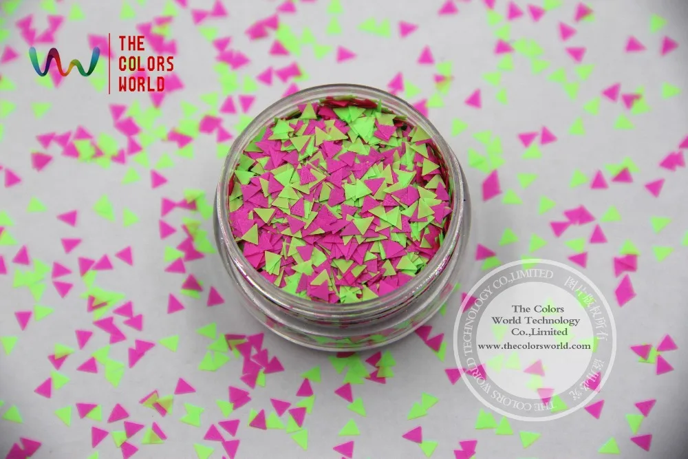 TF3-368 Mix Colors and Triangle shapes Glitter for nail art gel polish glue makeup DIY decoration | Красота и здоровье