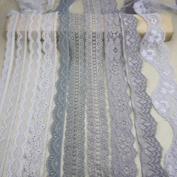 10 yards/lot 12mm-37mm width Elastic Stretch Lace trim gray series craft sewing accessories lace fabric wedding decoration
10 yards/lot 12mm-37mm width Elastic Stretch Lace trim gray series craft sewing accessories lace fabric wedding decoration