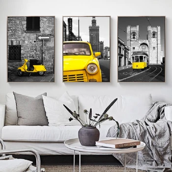 Vintage Yellow City Bus Scene Posters and Prints Canvas Painting Wall Art Gallery Pictures for Living Room Interior Home Decor
Vintage Yellow City Bus Scene Posters and Prints Canvas Painting Wall Art Gallery Pictures for Living Room Interior Home Decor