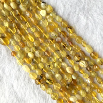 Natural Genuine Clear Yellow Pech Wax Opal Nugget Free Form Fillet Irregular Pebble Beads 6-8mm 15" 05674
Natural Genuine Clear Yellow Pech Wax Opal Nugget Free Form Fillet Irregular Pebble Beads 6-8mm 15" 05674