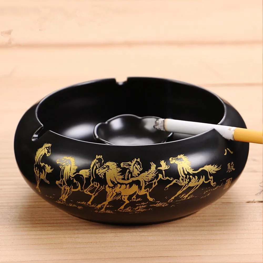 The ashtray ceramic simple creative European fashion personality living room large Anti wind Chinese antique ornaments exting
The ashtray ceramic simple creative European fashion personality living room large Anti wind Chinese antique ornaments exting