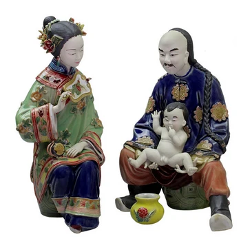 Ceramic Statue Marvel Couple Porcelain Sculptures Chinese Antique Imitation Collectible Figurines Free shipping
Ceramic Statue Marvel Couple Porcelain Sculptures Chinese Antique Imitation Collectible Figurines Free shipping