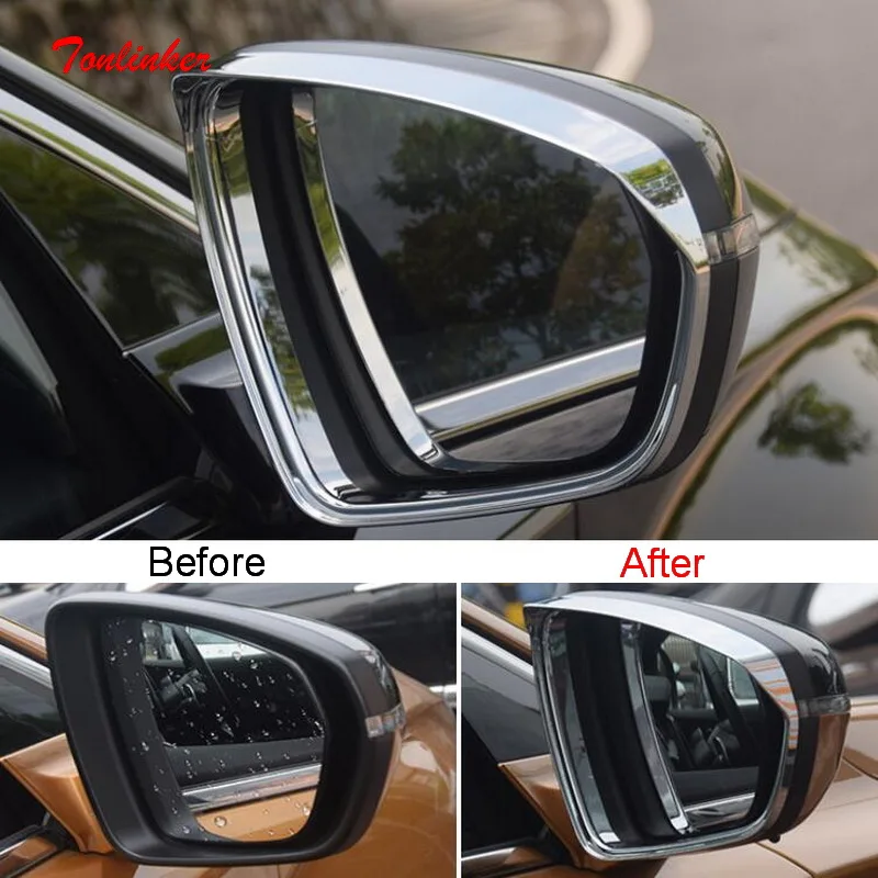 Tonlinker 2 PCS Rearview mirror rain eyebrow Cover sticker for CITROEN DEESSE DS7 2018-19 Car Styling ABS Chrome Cover Stickers
Tonlinker 2 PCS Rearview mirror rain eyebrow Cover sticker for CITROEN DEESSE DS7 2018-19 Car Styling ABS Chrome Cover Stickers