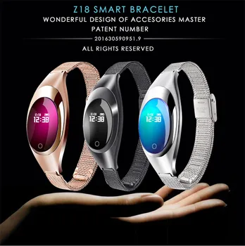 Z18 Women Blood Pressure&blood oxygen&Heart rateMonitor Smart Bracelet Watch Pedometer YE12.20
Z18 Women Blood Pressure&blood oxygen&Heart rateMonitor Smart Bracelet Watch Pedometer YE12.20