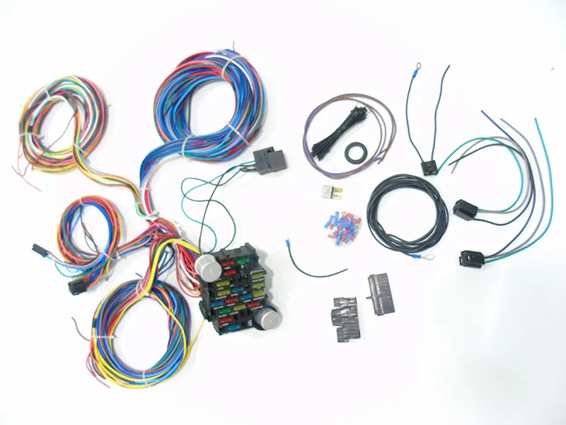 21 Circuit Fuse Box Universal wire harness for chevy trucks hot rods Muscle car
21 Circuit Fuse Box Universal wire harness for chevy trucks hot rods Muscle car