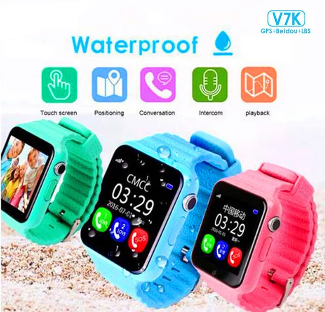 Children Security Anti Lost GPS Tracker Waterproof Smart Watch V7K 1.54'' Screen Camera Kid SOS Emergency Android IOS
Children Security Anti Lost GPS Tracker Waterproof Smart Watch V7K 1.54'' Screen Camera Kid SOS Emergency Android IOS