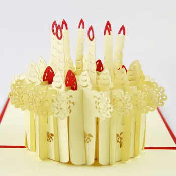 Cube life original 3D strawberry cake stereo birthday cards handmade creative gift cards
Cube life original 3D strawberry cake stereo birthday cards handmade creative gift cards