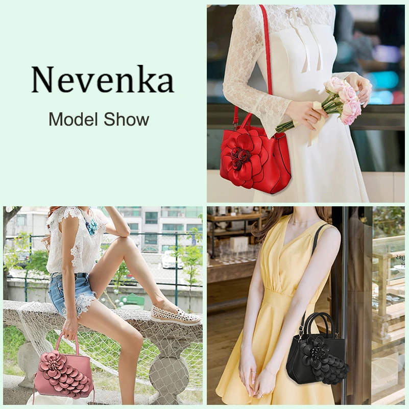 Nevenka Handbag Women Floral Handbags Small Shoulder Bags Leather Crossbody Bag for Women Handbags Purses and Handbags 201804