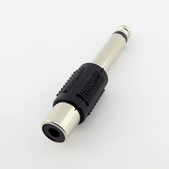 1pcs 6.35mm 1/4" Male M Plug Mono to RCA Phono Female F Jack Audio Adapter Converter
1pcs 6.35mm 1/4" Male M Plug Mono to RCA Phono Female F Jack Audio Adapter Converter