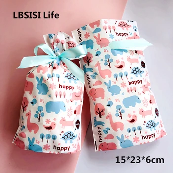 LBSISI Life 50pcs Plastic Drawstring Animal Forest Baby Child Birthday Cookie Snack Candy Bag DIY Party Festival Decor Gift Bags
LBSISI Life 50pcs Plastic Drawstring Animal Forest Baby Child Birthday Cookie Snack Candy Bag DIY Party Festival Decor Gift Bags
