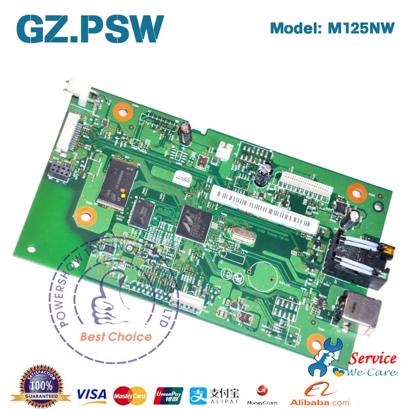 Original Formatter PCA Assembly Formatter Board Logic MainBoard CZ173-60001 For HP M125NW 125NW M126NW M125 M126 Series
Original Formatter PCA Assembly Formatter Board Logic MainBoard CZ173-60001 For HP M125NW 125NW M126NW M125 M126 Series