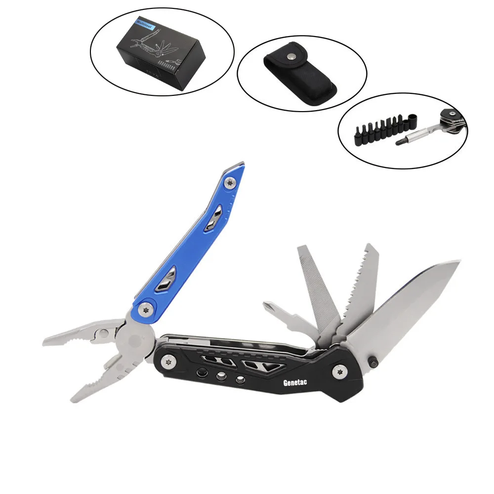 New Style Multi-Function Tool Clamp with Driver Bit Combination Folding with Portable Outdoor Camping Multi-Function Pliers
New Style Multi-Function Tool Clamp with Driver Bit Combination Folding with Portable Outdoor Camping Multi-Function Pliers
