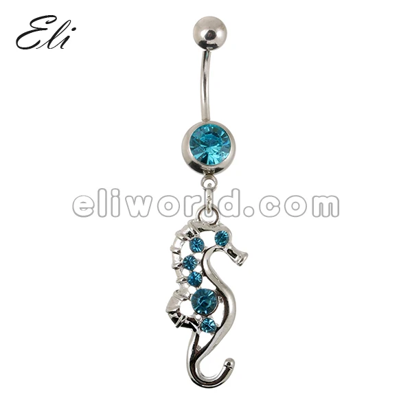 Retail 1 PC 316L Surgical Steel Cute Sea Horse Dangle Navel Ring Body Piercing Jewelry
Retail 1 PC 316L Surgical Steel Cute Sea Horse Dangle Navel Ring Body Piercing Jewelry