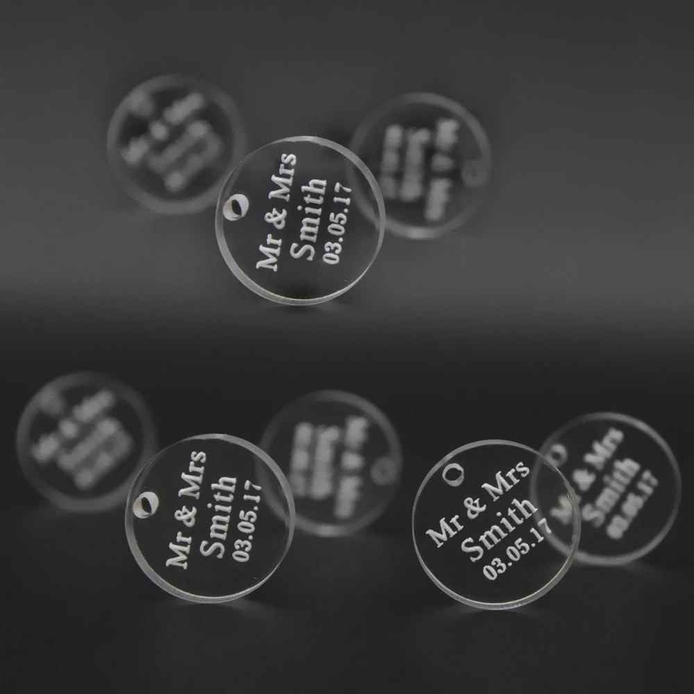 30 Pieces Personalized Engraved Acrylic Circle Round Shape Wedding Centerpieces Table Decoration Favors Customized
30 Pieces Personalized Engraved Acrylic Circle Round Shape Wedding Centerpieces Table Decoration Favors Customized