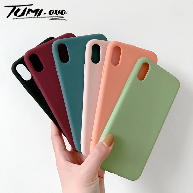 Simple Matte Soild Color Case For iPhone Xr X Xs Max 6 6s 7 8 Plus Soft Silicon Candy Color Phone Case Couples TPU Cover
Simple Matte Soild Color Case For iPhone Xr X Xs Max 6 6s 7 8 Plus Soft Silicon Candy Color Phone Case Couples TPU Cover