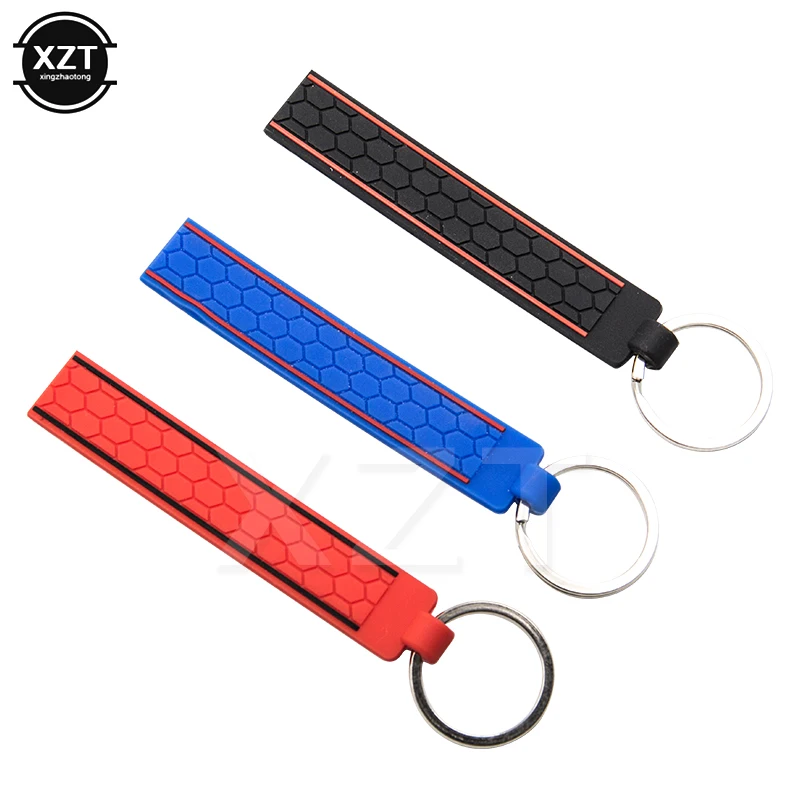 New Car Keychain Label Strips Shape Soft Rubber Key Chain Key Ring forVolkswagen forVW forGTI Car Styling
New Car Keychain Label Strips Shape Soft Rubber Key Chain Key Ring forVolkswagen forVW forGTI Car Styling