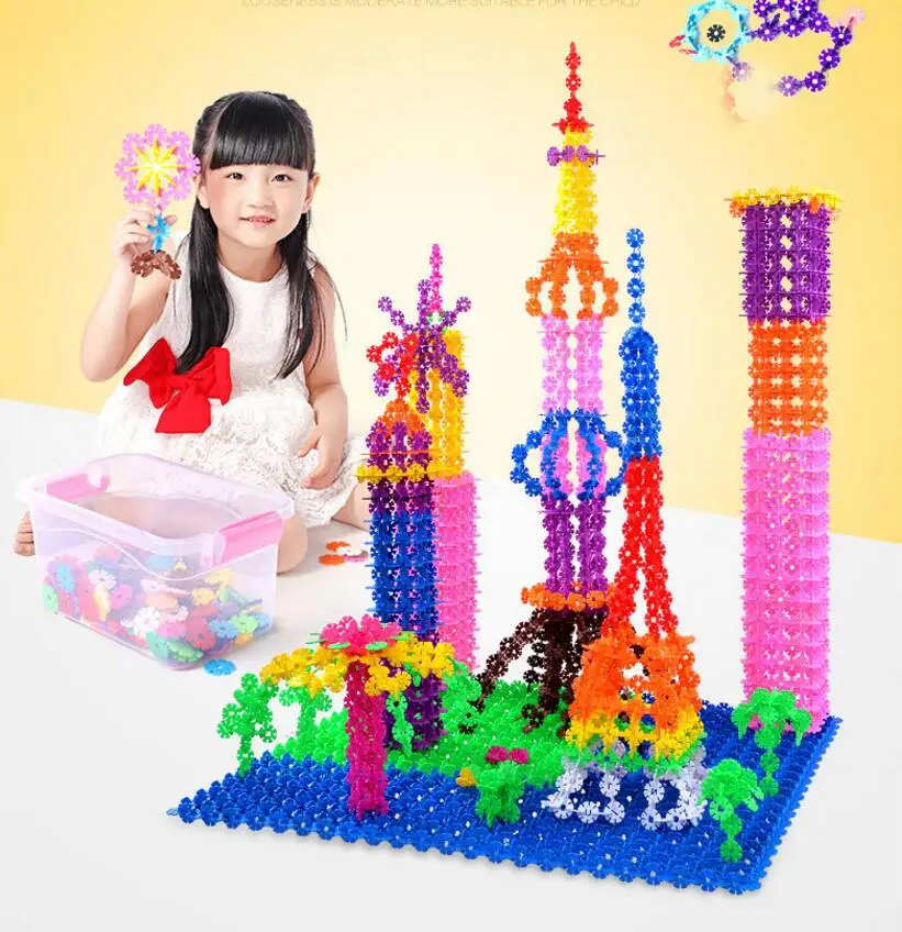 1100pcs/box 3D Puzzle Jigsaw Plastic Snowflake Building Building Model Puzzle Educational Intelligence Toys For Kids
1100pcs/box 3D Puzzle Jigsaw Plastic Snowflake Building Building Model Puzzle Educational Intelligence Toys For Kids
