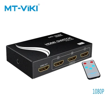 MT-VIKI 3-port HDMI Switch Version 1.4V 3D Automatic Infrared 3 computers switch 1 monitor to play MT-SW301-MH
MT-VIKI 3-port HDMI Switch Version 1.4V 3D Automatic Infrared 3 computers switch 1 monitor to play MT-SW301-MH