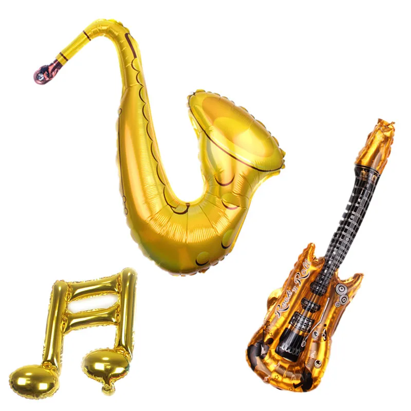1pc Cartoon Guitar Saxophone Foil Balloons Music Theme Carnival Party Supplies Inflatable Air Ballons Kids Toys Birthday Ballon
1pc Cartoon Guitar Saxophone Foil Balloons Music Theme Carnival Party Supplies Inflatable Air Ballons Kids Toys Birthday Ballon