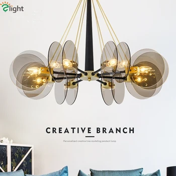 Nordic Gold Metal Amber / Blue Gray Glass E14 Led Chandelier Living Room Lustre Pendant Chandelier Lighting Lamparas Fixtures
Nordic Gold Metal Amber / Blue Gray Glass E14 Led Chandelier Living Room Lustre Pendant Chandelier Lighting Lamparas Fixtures