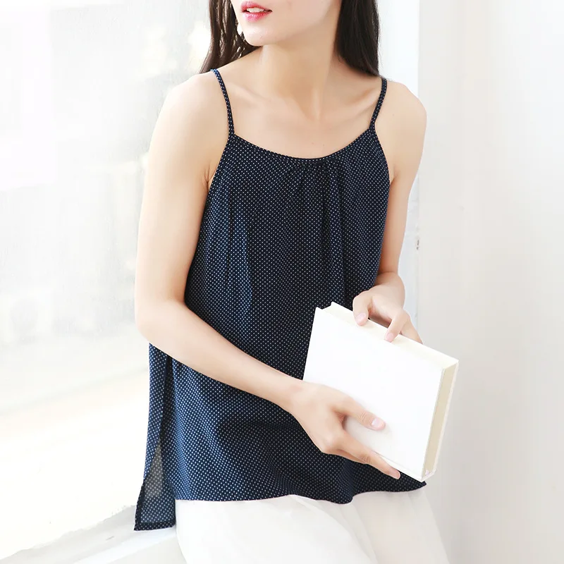 Johnature Camis Polka Dot Casual Tops 2019 New Summer Clothes Loose Point Tank Flower Comfortable Simple Women Sling
Johnature Camis Polka Dot Casual Tops 2019 New Summer Clothes Loose Point Tank Flower Comfortable Simple Women Sling