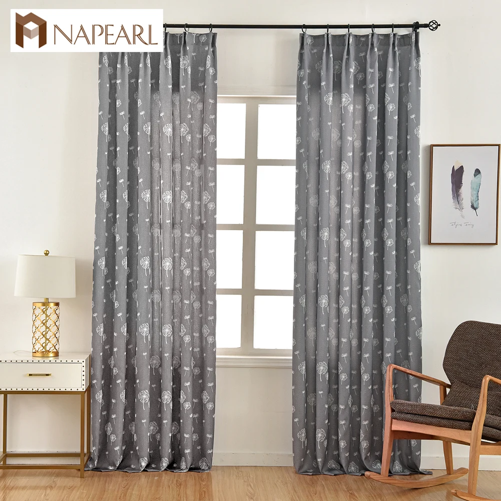 NAPEARL New Design Dandelion Jacquard Drops Semi Shade Curtains For Living Room Windows Pastoral Style Thick Fabric High Quality
NAPEARL New Design Dandelion Jacquard Drops Semi Shade Curtains For Living Room Windows Pastoral Style Thick Fabric High Quality