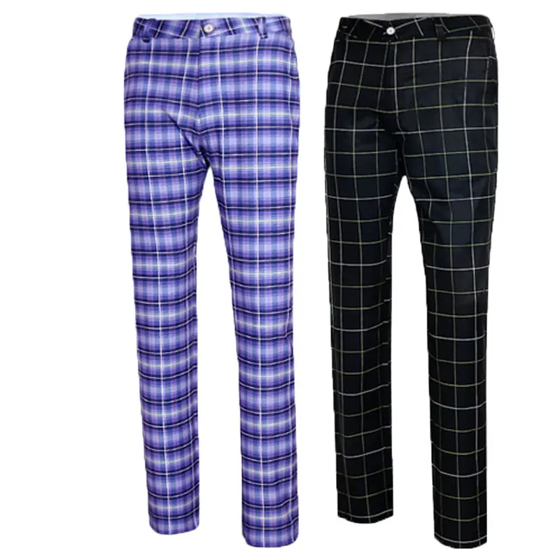 PGM Mens Golf Pants Autumn Spring High Elastic Plaid Trousers Man Check Print Quick Dry Trousers Size XXS-XXXL 4 Colors D0488
PGM Mens Golf Pants Autumn Spring High Elastic Plaid Trousers Man Check Print Quick Dry Trousers Size XXS-XXXL 4 Colors D0488
