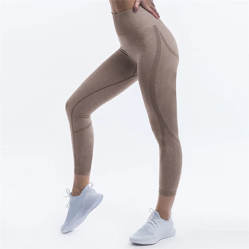High Rise Compression Women Gray Energy Seamless Leggings Workout Gym Pants Butt Push Up Athletic Leggings Running Tights
High Rise Compression Women Gray Energy Seamless Leggings Workout Gym Pants Butt Push Up Athletic Leggings Running Tights