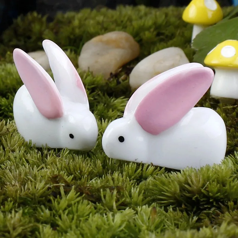 20pcs Big ears rabbit Mini Figurines and Miniatures Resin Crafts DIY Accessories Moss Micro landscape Bonsai decoration BJ020
20pcs Big ears rabbit Mini Figurines and Miniatures Resin Crafts DIY Accessories Moss Micro landscape Bonsai decoration BJ020