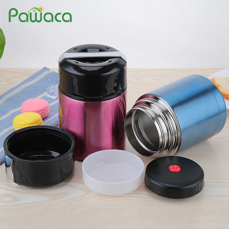 800ml Stainless Steel Food Thermal Jar Wide Mouth Double Wall Vacuum Insulated Soup Thermos Containers Lunch Box Thermal Flask
800ml Stainless Steel Food Thermal Jar Wide Mouth Double Wall Vacuum Insulated Soup Thermos Containers Lunch Box Thermal Flask