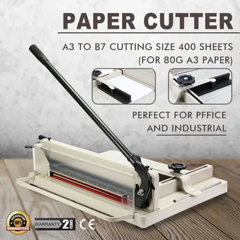 Paper Cutter A3 Industrial Heavy Duty Guillotine Trimmer 17Inch 400 Sheets Guillotine Paper Cutter Trimmer Machine
Paper Cutter A3 Industrial Heavy Duty Guillotine Trimmer 17Inch 400 Sheets Guillotine Paper Cutter Trimmer Machine