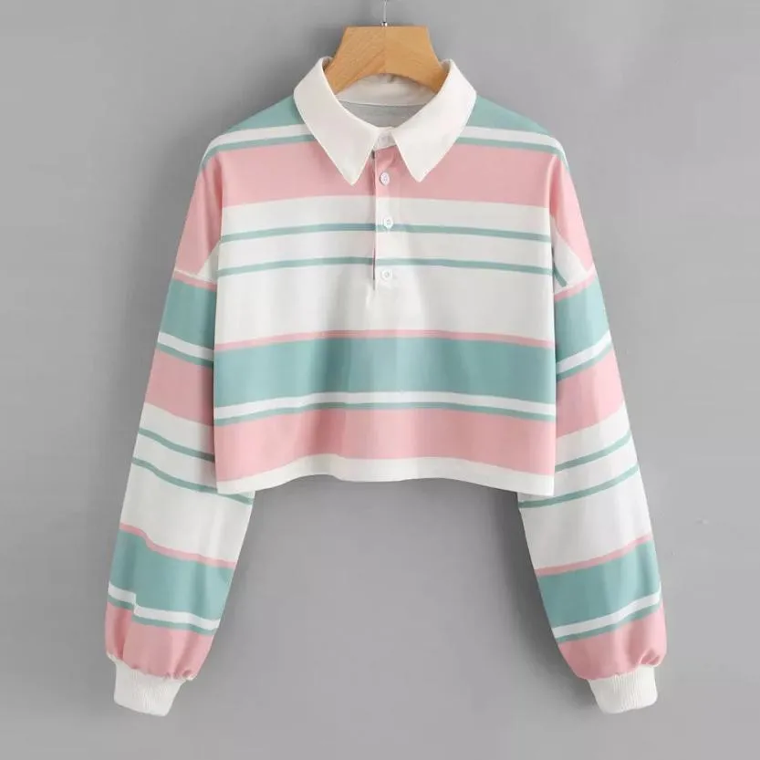 fashion hoodies hoody casual autumn 2019 sweatshirt for women Casual Drop Shoulder Striped Crop Pullover Top Blouse mar25
fashion hoodies hoody casual autumn 2019 sweatshirt for women Casual Drop Shoulder Striped Crop Pullover Top Blouse mar25